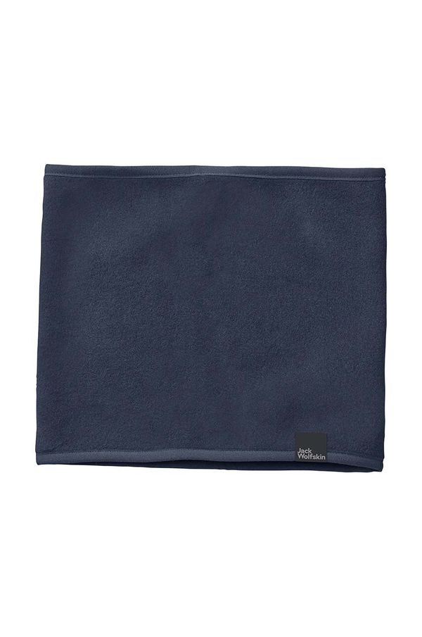 Jack Wolfskin Dječji cjevasti šal Jack Wolfskin SPIRIT FLEECE boja: tamno plava, glatki model