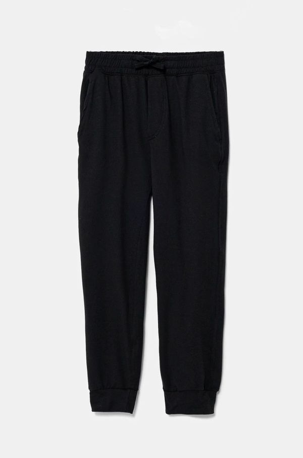 Abercrombie & Fitch Dječji donji dio trenirke Abercrombie & Fitch boja: crna, bez uzorka, KI234-4055