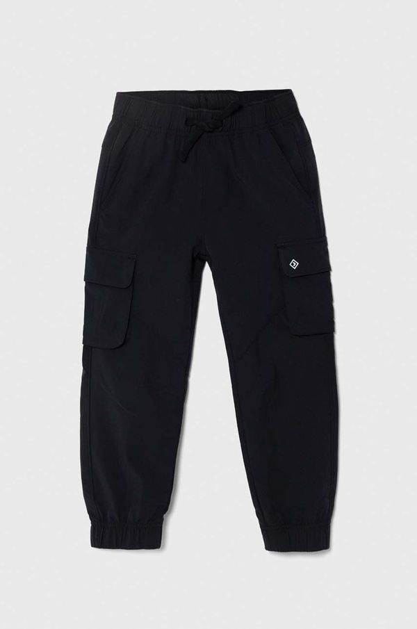 Abercrombie & Fitch Dječji donji dio trenirke Abercrombie & Fitch boja: crna, s tiskom