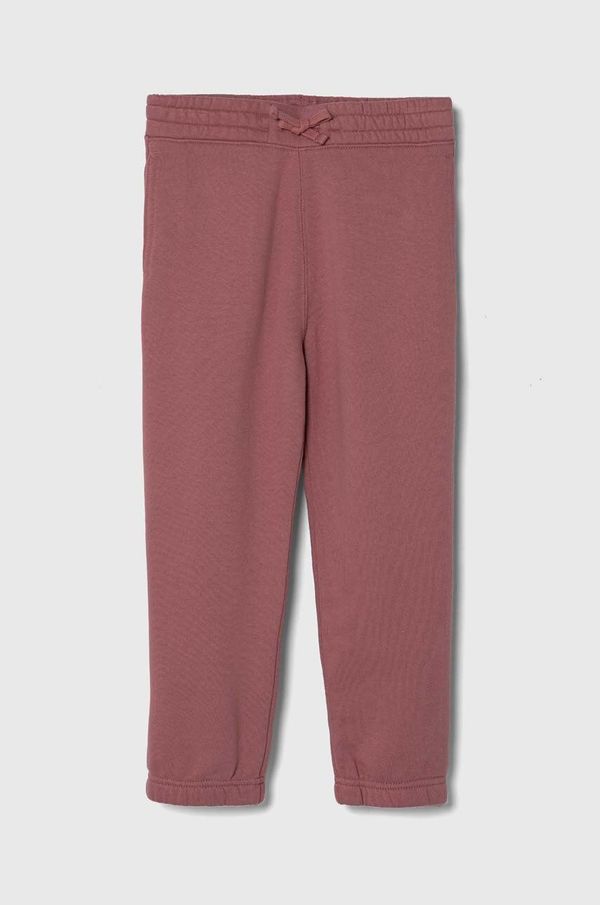 Abercrombie & Fitch Dječji donji dio trenirke Abercrombie & Fitch boja: ružičasta, bez uzorka