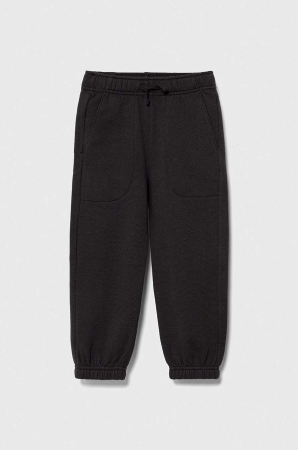 Abercrombie & Fitch Dječji donji dio trenirke Abercrombie & Fitch boja: siva, bez uzorka