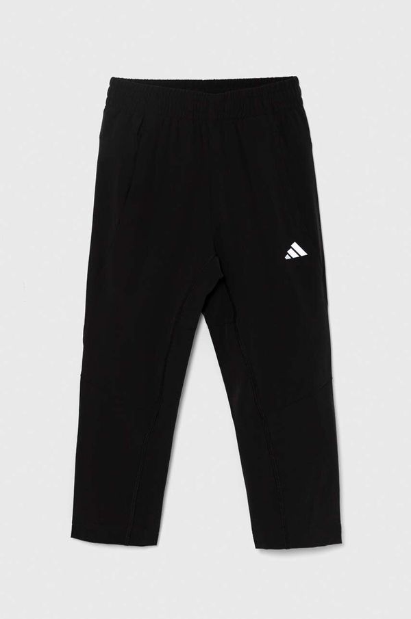 adidas Dječji donji dio trenirke adidas boja: crna, bez uzorka