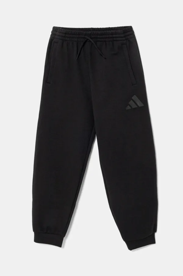 adidas Dječji donji dio trenirke adidas boja: crna, s tiskom, JC7566