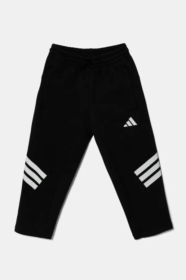 adidas Dječji donji dio trenirke adidas boja: crna, s tiskom, JJ4808
