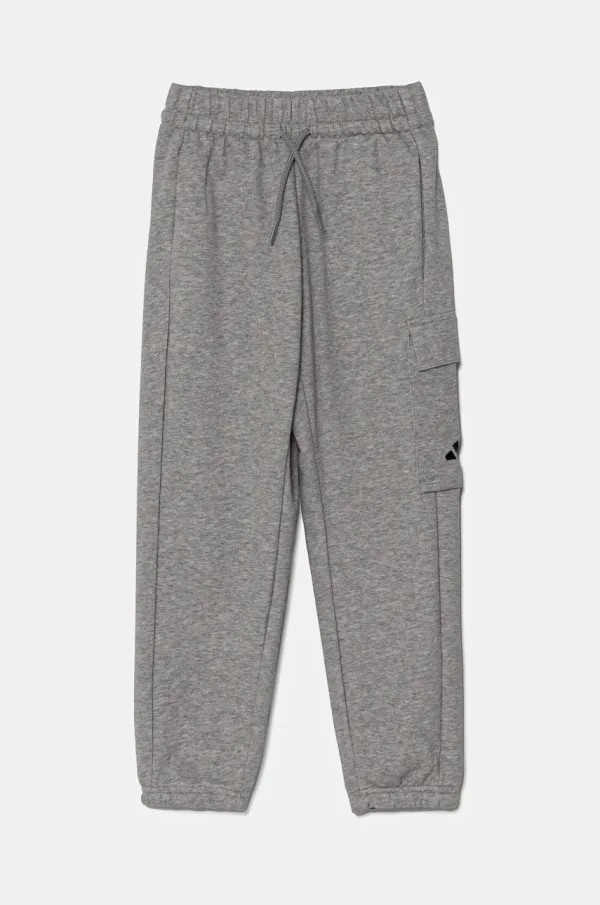 adidas Dječji donji dio trenirke adidas boja: siva, melanž, JC9755
