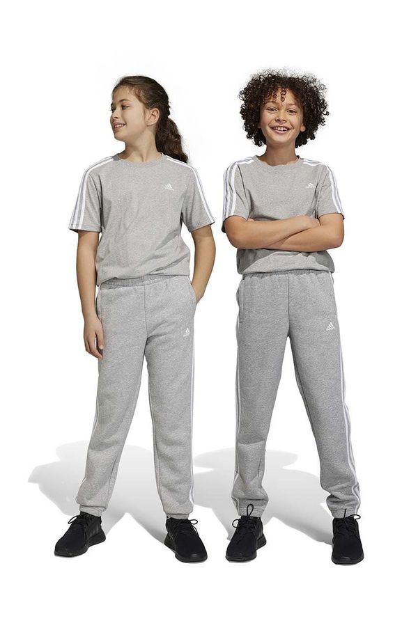 adidas Dječji donji dio trenirke adidas boja: siva, melanž