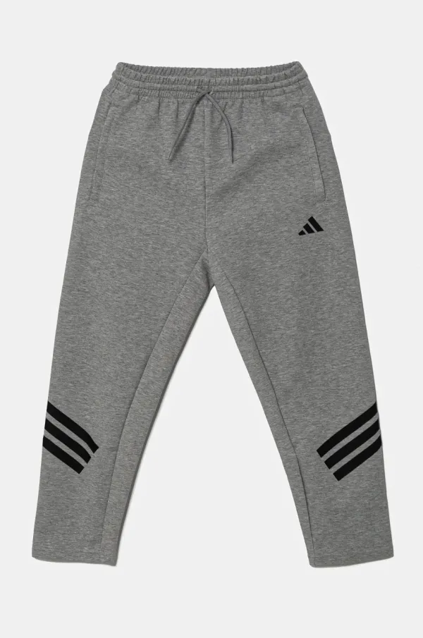 adidas Dječji donji dio trenirke adidas boja: siva, s tiskom, JJ4811