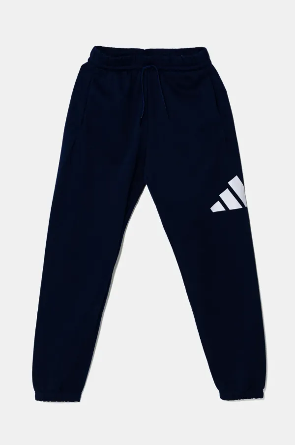 adidas Dječji donji dio trenirke adidas boja: tamno plava, s tiskom, JE1398
