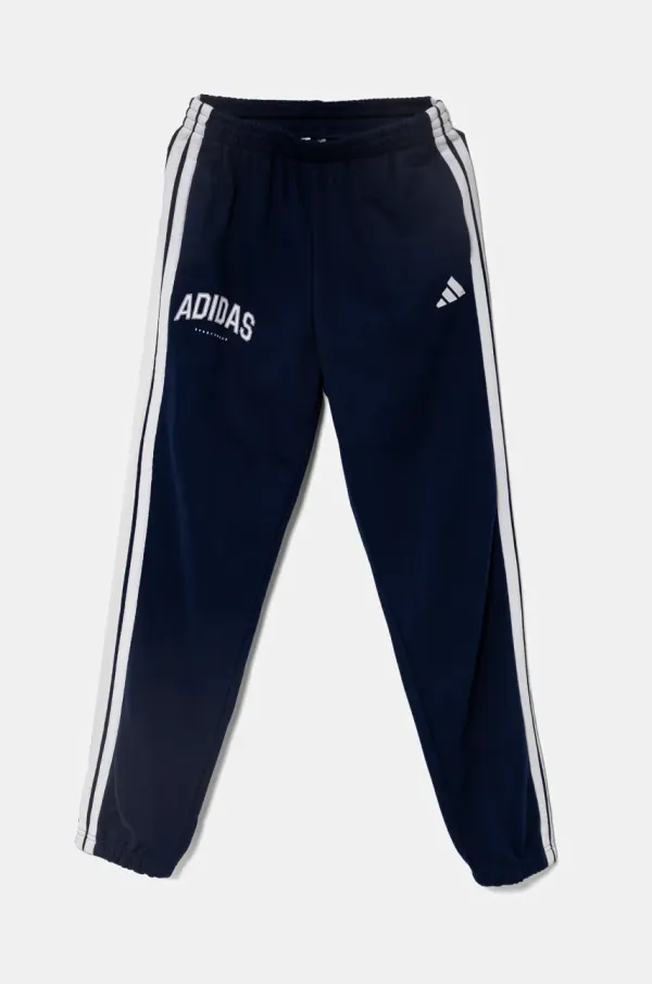 adidas Dječji donji dio trenirke adidas boja: tamno plava, s tiskom, JM2444