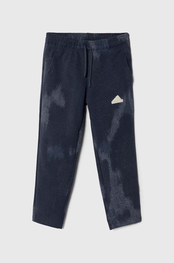 adidas Dječji donji dio trenirke adidas boja: tamno plava, s uzorkom