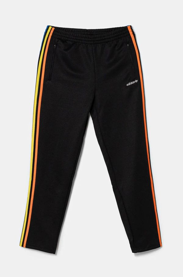 adidas Originals Dječji donji dio trenirke adidas Originals boja: crna, s aplikacijom, JC8411