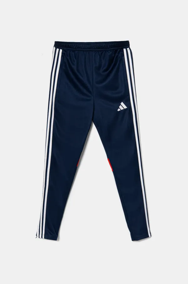 adidas Performance Dječji donji dio trenirke adidas Performance boja: tamno plava, s aplikacijom, JD0576