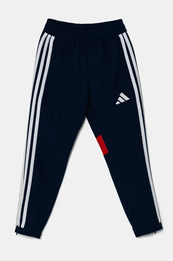 adidas Performance Dječji donji dio trenirke adidas Performance boja: tamno plava, s aplikacijom, JD0636