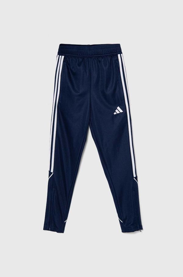 adidas Performance Dječji donji dio trenirke adidas Performance TIRO23 L PNT boja: tamno plava, s aplikacijom, HS3544