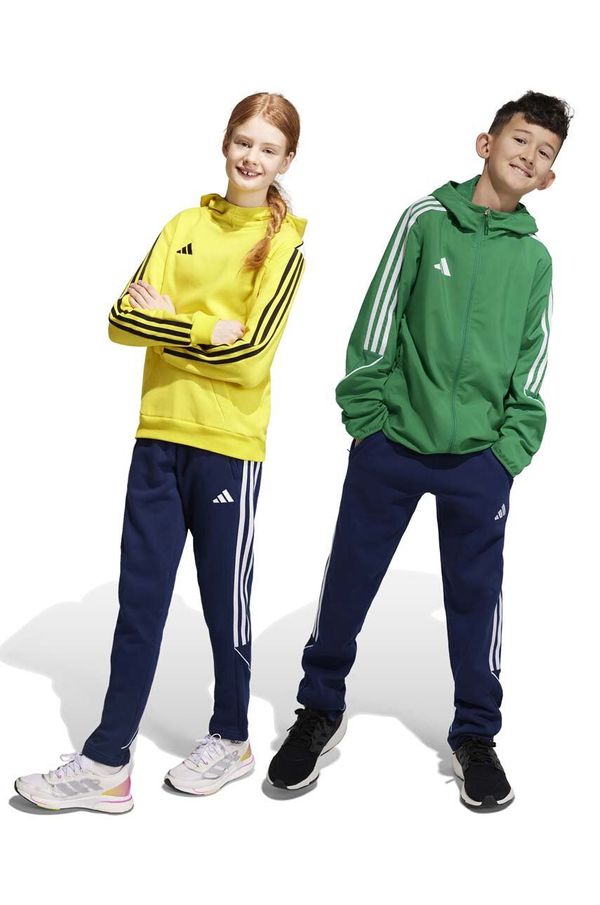 adidas Performance Dječji donji dio trenirke adidas Performance TIRO23L SW PNTY boja: tamno plava, s aplikacijom