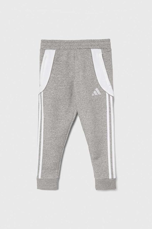 adidas Performance Dječji donji dio trenirke adidas Performance TIRO24 SWPNTY boja: siva, melanž