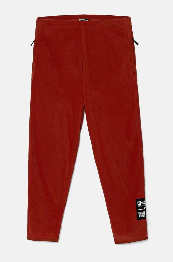 Jack Wolfskin Dječji donji dio trenirke Jack Wolfskin boja: smeđa, bez uzorka, A60303