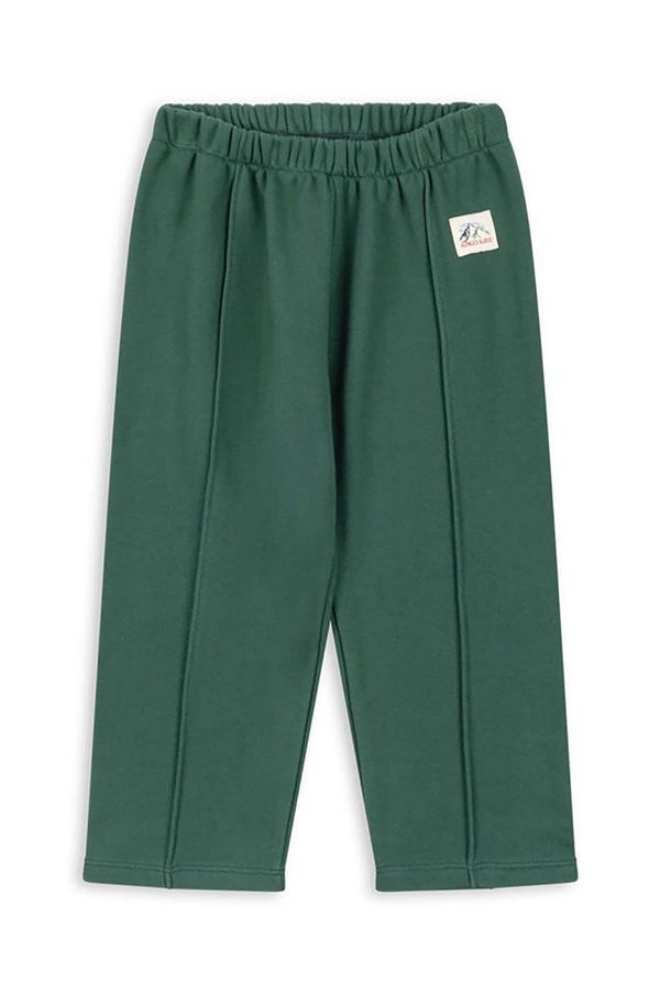 Konges Sløjd Dječji donji dio trenirke Konges Sløjd LOU TRACK SWEAT PANTS OCS boja: zelena, bez uzorka, KS101569