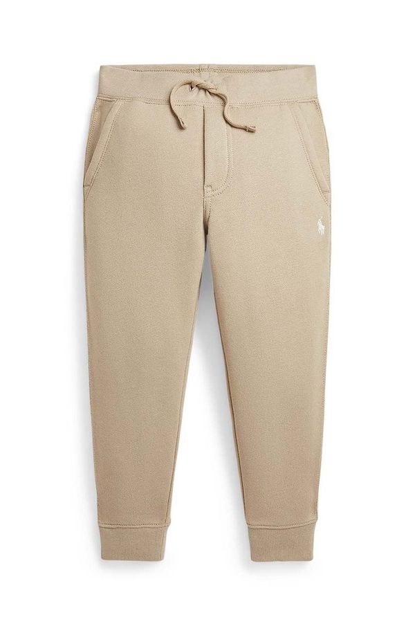 Polo Ralph Lauren Dječji donji dio trenirke Polo Ralph Lauren boja: bež, bez uzorka, 322799362032