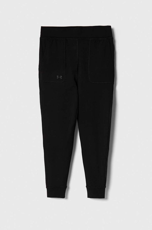 Under Armour Dječji donji dio trenirke Under Armour Motion boja: crna, bez uzorka