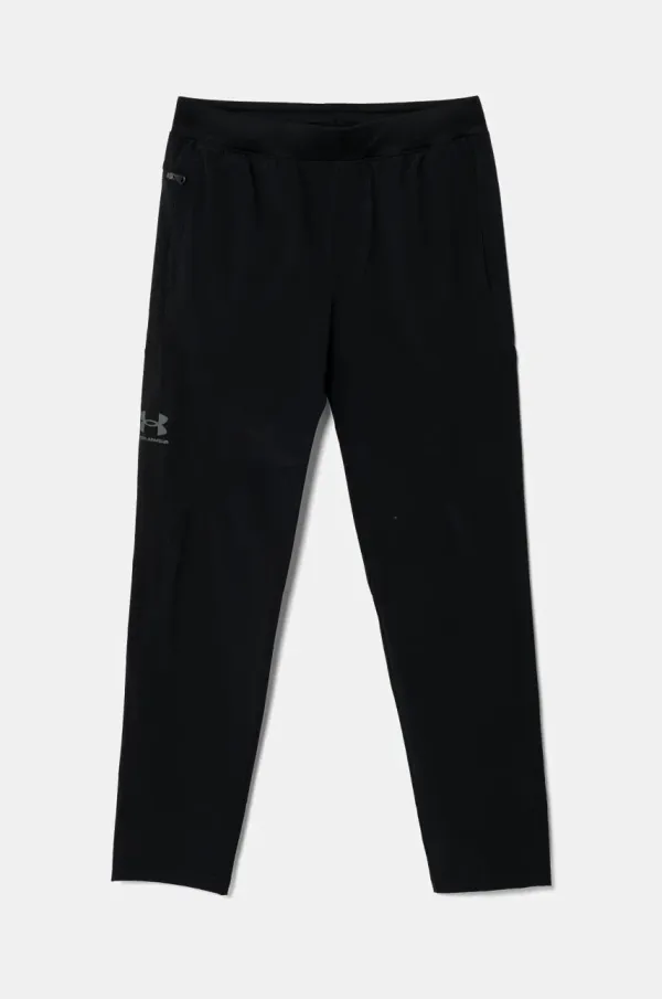 Under Armour Dječji donji dio trenirke Under Armour Unstoppable Tapered Pant boja: crna, bez uzorka, 1373752