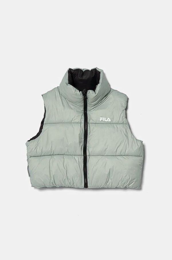 Fila Dječji dvostrani prsluk Fila LOCKSTEDT boja: crna, FAT0595
