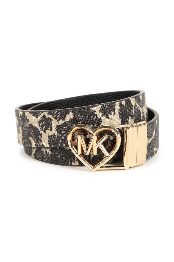 Michael Kors Dječji dvostrani remen Michael Kors boja: crna, R30230