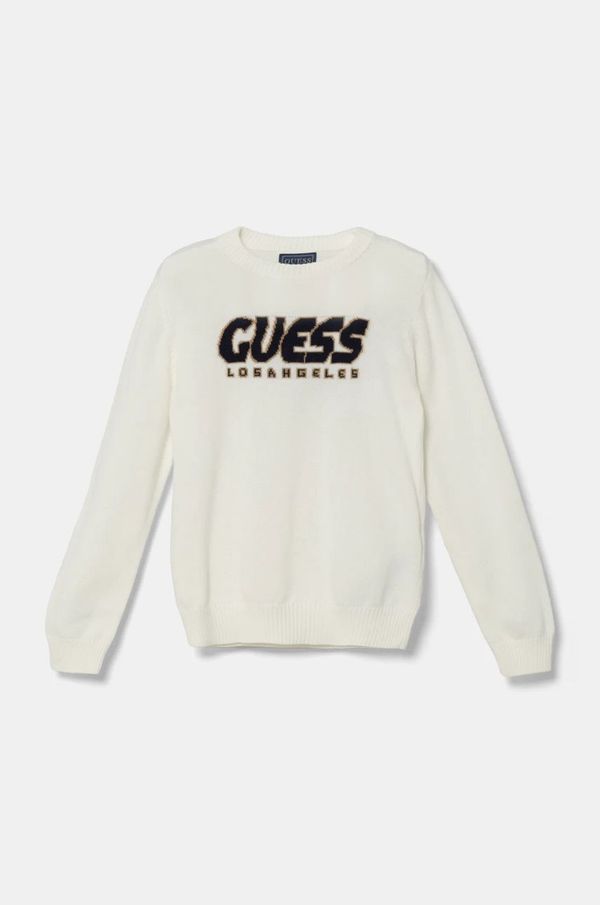 Guess Dječji džemper Guess boja: bijela, lagani, N5RR01 Z2BB0