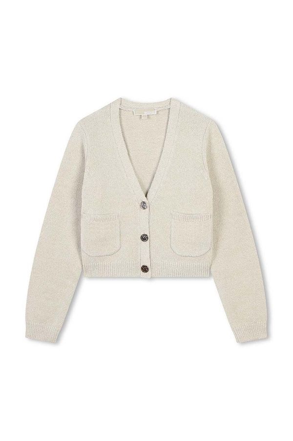 Michael Kors Dječji kardigan Michael Kors boja: bež, R30160