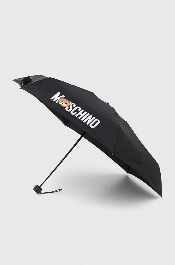 Moschino Dječji kišobran Moschino boja: crna