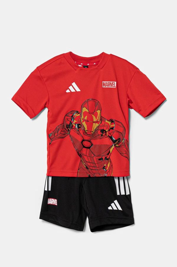 adidas Dječji komplet adidas MRVL boja: crvena, JF3656