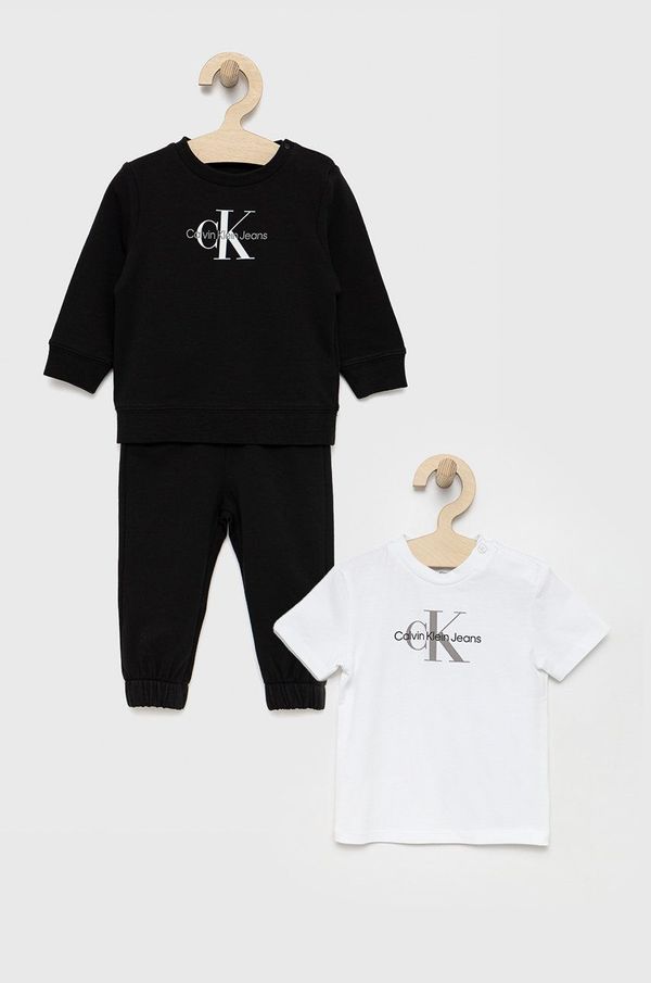 Calvin Klein Jeans Dječji komplet Calvin Klein Jeans boja: crna