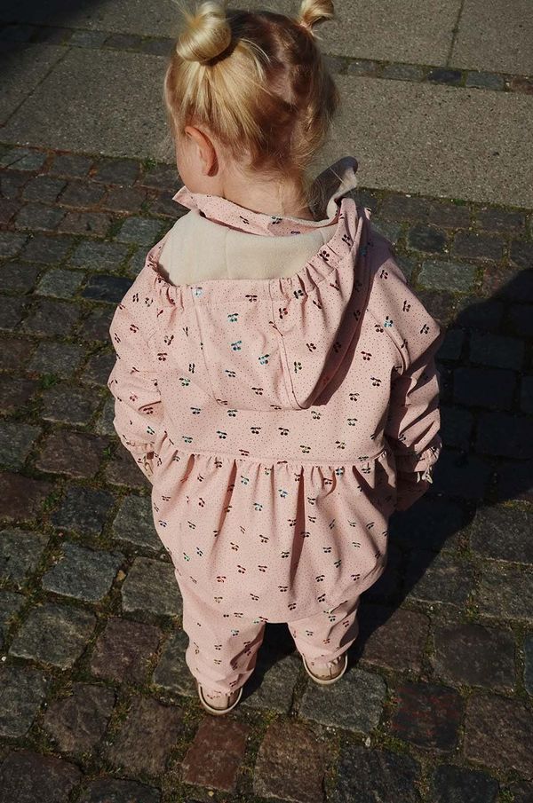 Konges Sløjd Dječji komplet za kišu Konges Sløjd RAINY PALME SET GIRL boja: ružičasta, KS101287