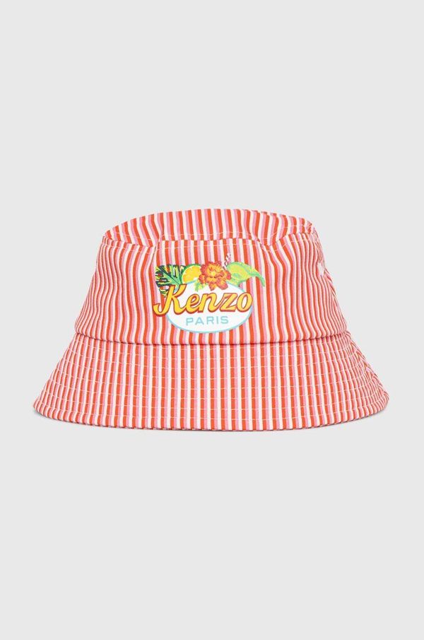 Kenzo kids Dječji pamučni šešir Kenzo Kids boja: bijela, pamučni
