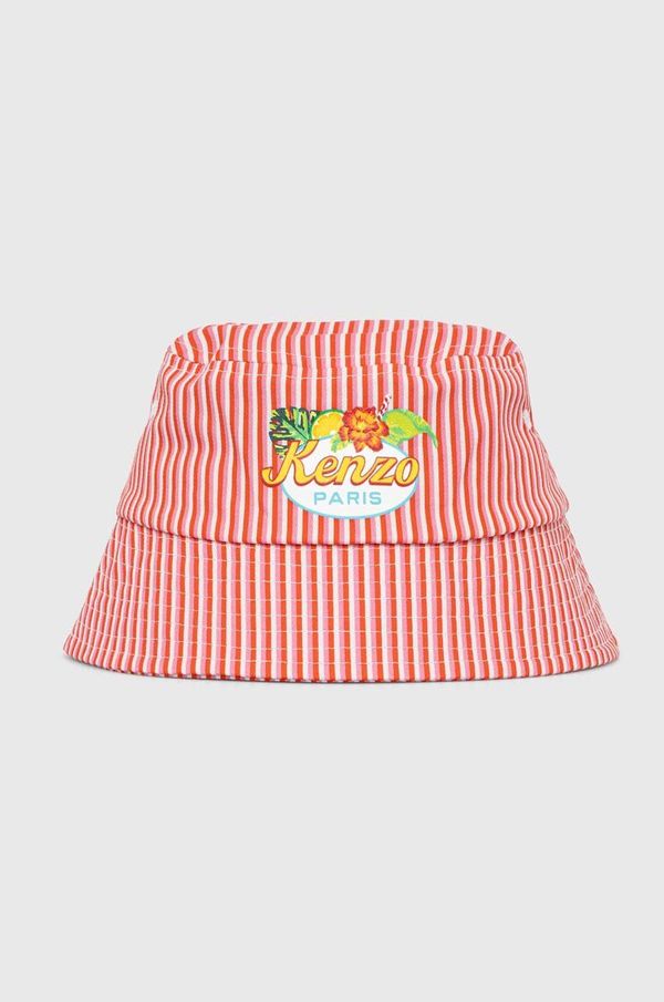 Kenzo kids Dječji pamučni šešir Kenzo Kids boja: bijela, pamučni
