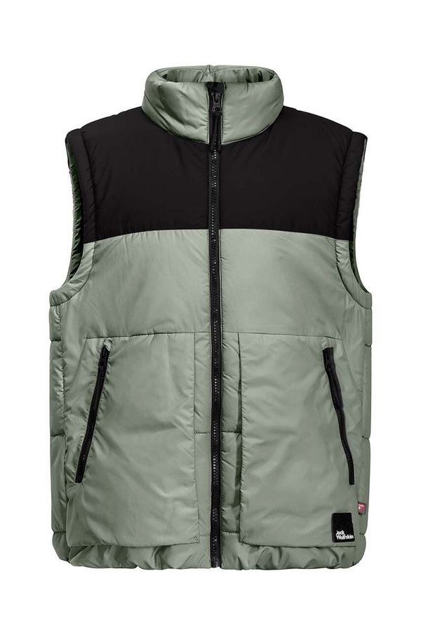 Jack Wolfskin Dječji prsluk Jack Wolfskin boja: zelena, 1610211