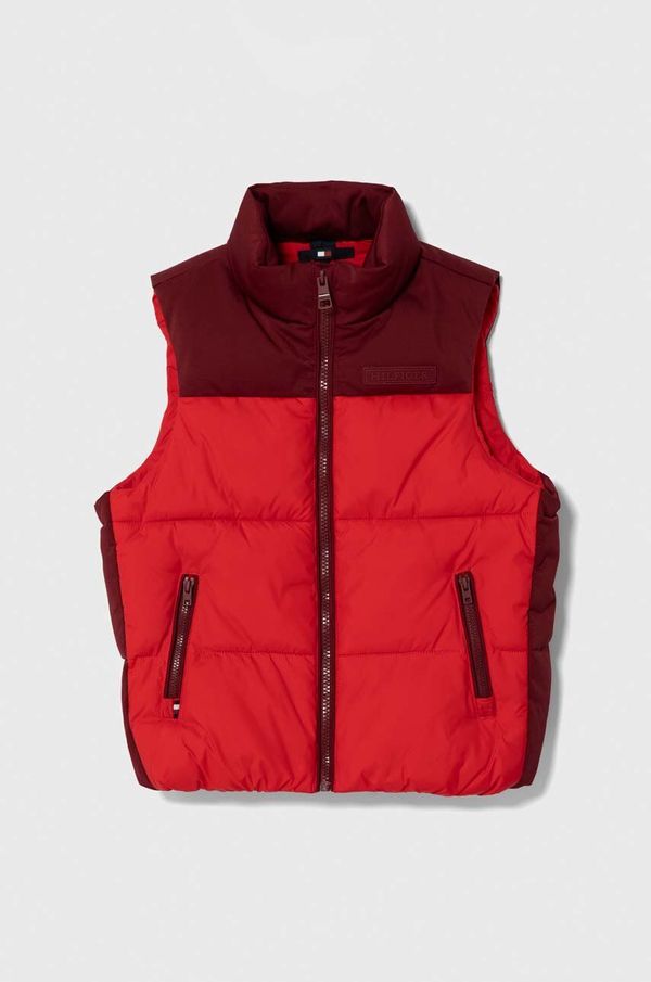 Tommy Hilfiger Dječji prsluk Tommy Hilfiger boja: crvena