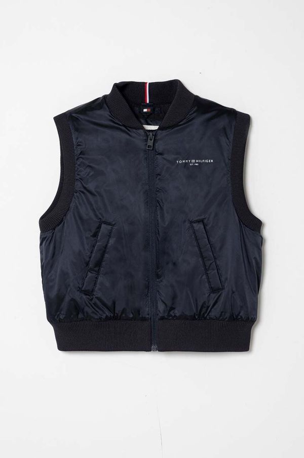 Tommy Hilfiger Dječji prsluk Tommy Hilfiger boja: tamno plava