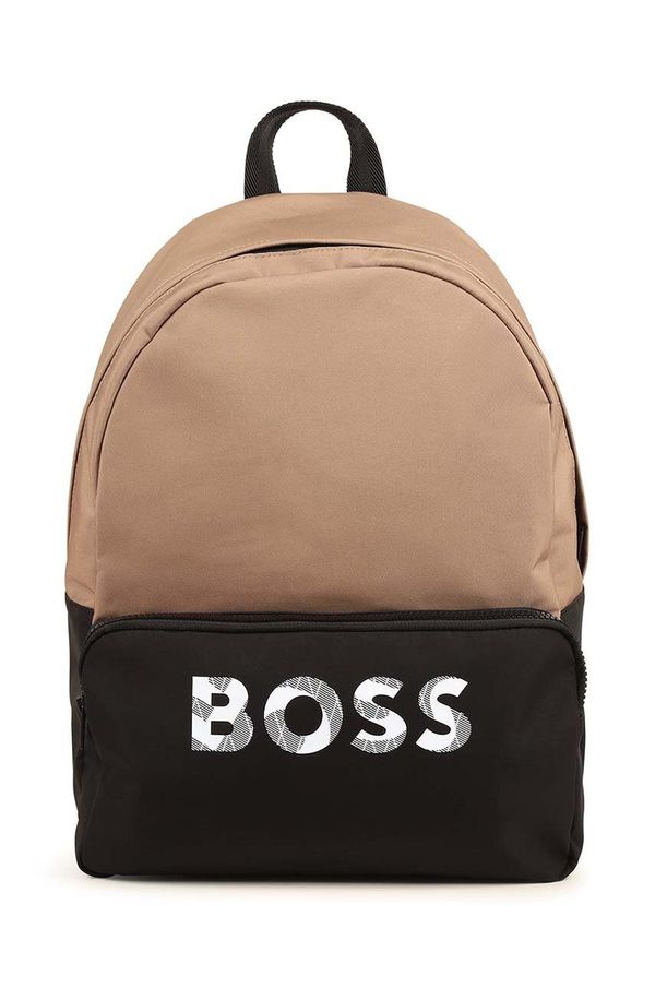 Boss Dječji ruksak BOSS boja: crna, veliki, s tiskom, J51592