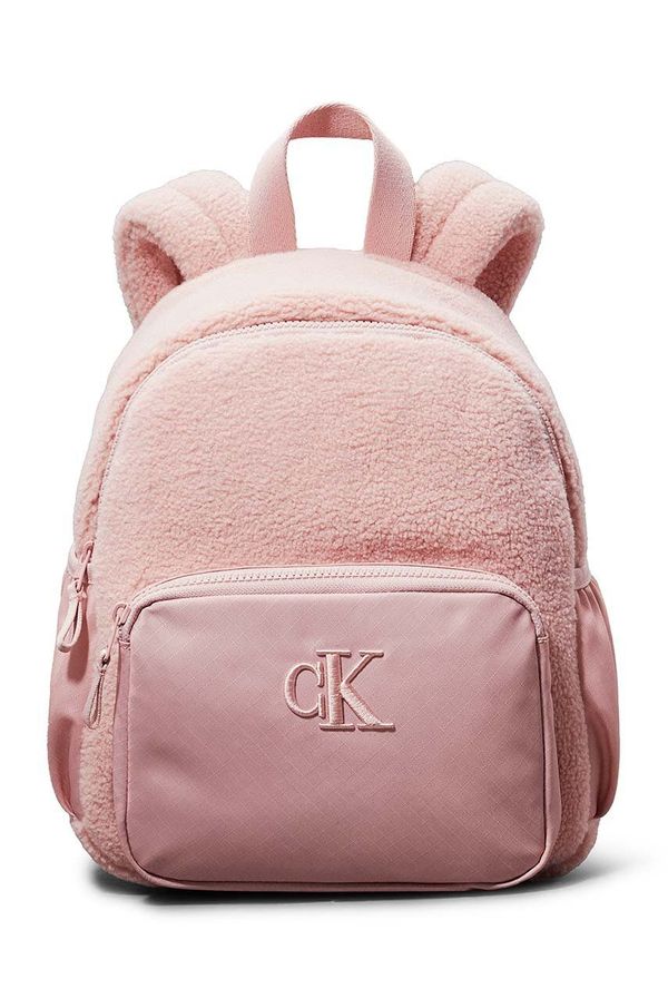Calvin Klein Jeans Dječji ruksak Calvin Klein Jeans boja: ružičasta, mali, bez uzorka, IU0IU00650