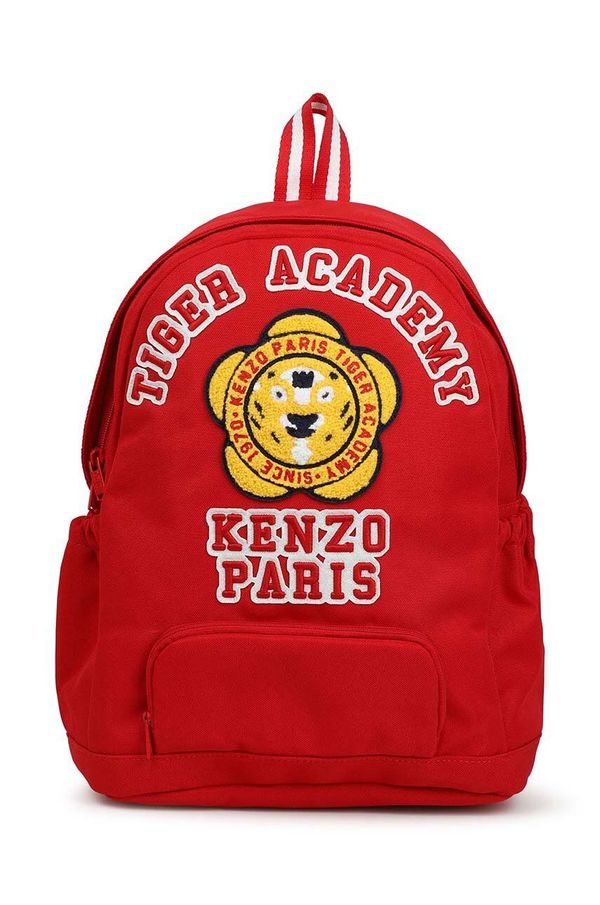 Kenzo kids Dječji ruksak Kenzo Kids boja: crvena, mali, s aplikacijom, K60617