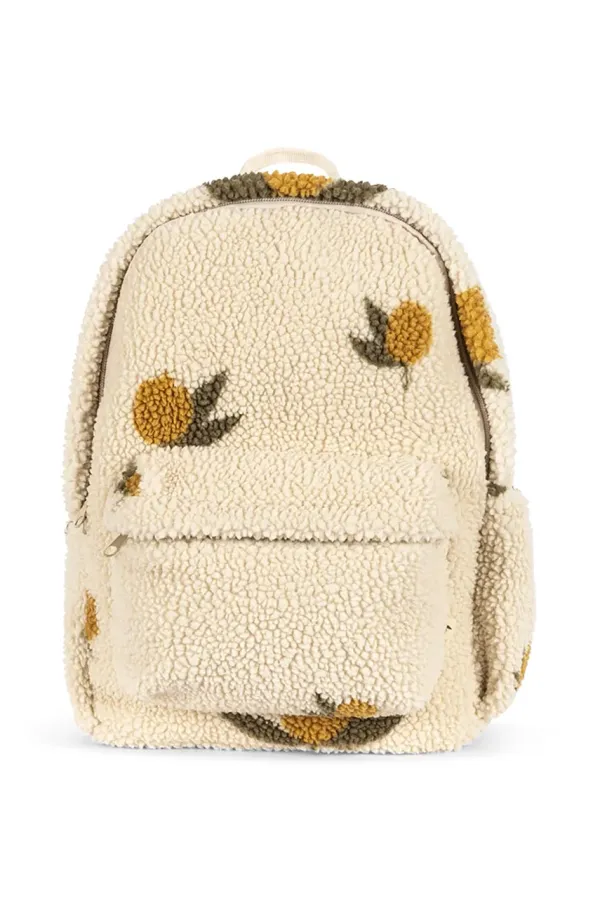 Konges Sløjd Dječji ruksak Konges Sløjd JODY TEDDY BACKPACK GRS boja: bež, mali, s uzorkom, KS102604