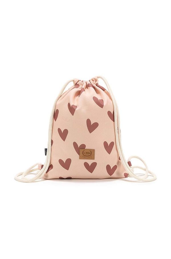 La Millou Dječji ruksak La Millou HEARTBEAT PINK boja: ružičasta, veliki, s uzorkom
