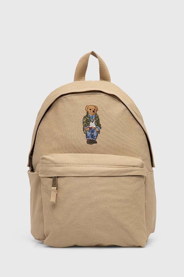 Polo Ralph Lauren Dječji ruksak Polo Ralph Lauren boja: bež, mali, bez uzorka