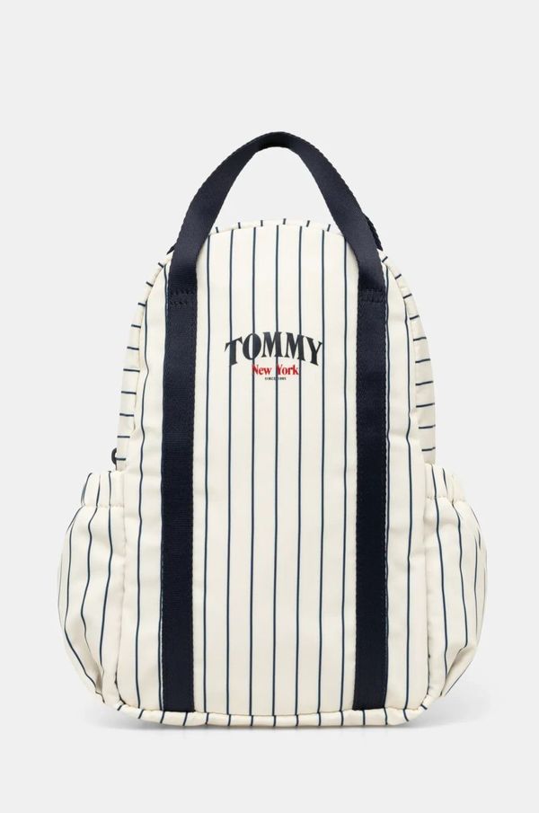 Tommy Hilfiger Dječji ruksak Tommy Hilfiger boja: bež, mali, s uzorkom, AU0AU01946