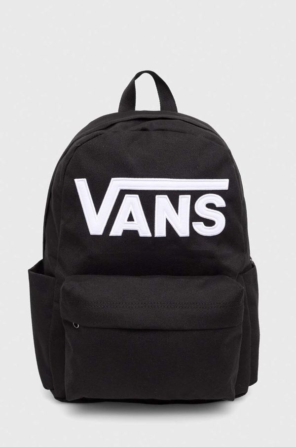 Vans Dječji ruksak Vans OLD SKOOL GROM BACKPACK boja: crna, veliki, s aplikacijom