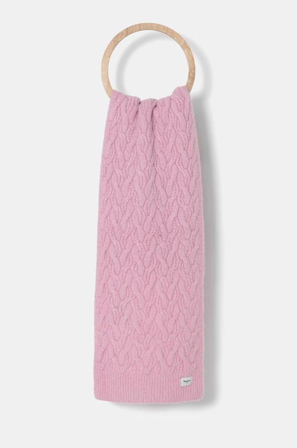 Pepe Jeans Dječji šal Pepe Jeans ZAIDA SCARF boja: ljubičasta, bez uzorka, PG060118
