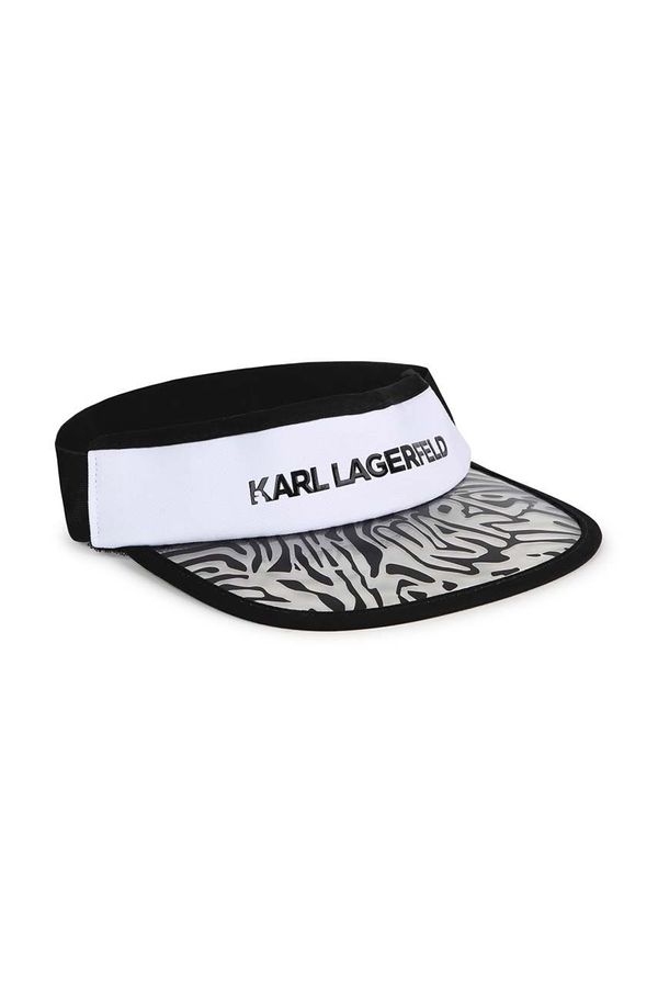 Karl Lagerfeld Dječji šilt Karl Lagerfeld boja: crna, s uzorkom