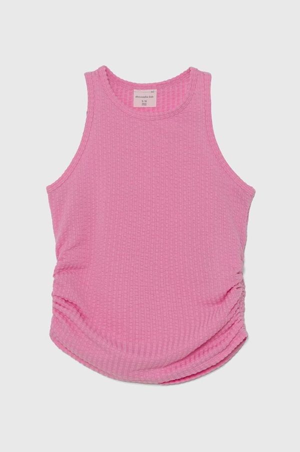 Abercrombie & Fitch Dječji top Abercrombie & Fitch boja: ružičasta