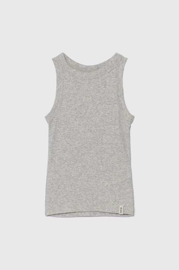 Abercrombie & Fitch Dječji top Abercrombie & Fitch boja: siva